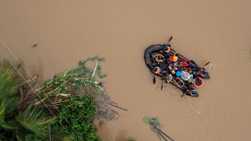 热带风暴“特拉米”造成14人死亡，菲律宾被迫撤离